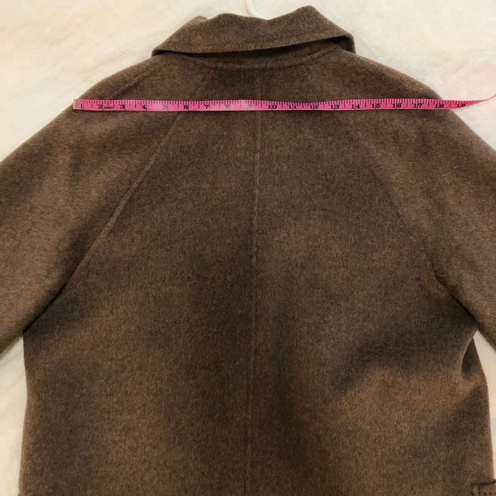Elegant Brown Women's Coat - Picture 7 of 8